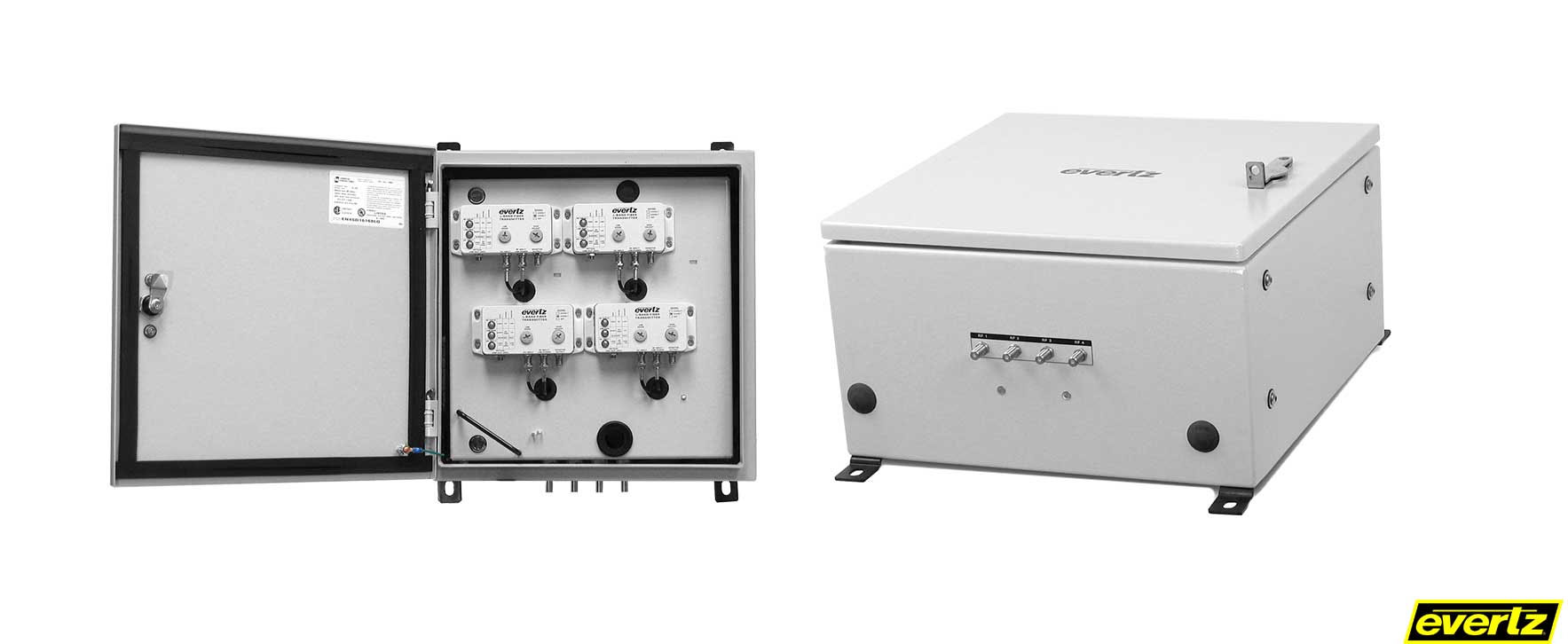 2400 Outdoor Integrated RF Fiber Transmission System by Evertz